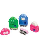 Точилка Centrum пластиковая, 1 отверствие, контейнер, с ластиком и щеточкой, ассорти