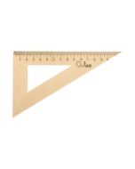 Линейка-треугольник деревянная 30 градусов 11см