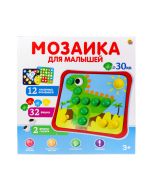 Серия Мозайкин Для Малышей. Мир Вокруг. 12 Картинок В Коробке  (32 Фишки + 2 Глазок) 