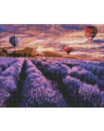 Алмазная Мозаика (Блест.) 22Х32 См, C Подр., С Полн. Заполн. (24Цв) Лавандовый Пикник