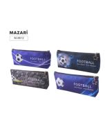 Пенал Mazari на молнии 20х8х3.5см. Футбол