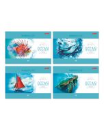 Альбом для рисования А4 склейка 40л. Океан