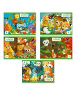 Альбом для рисования А4 скрепка. 8л. Лесные жители