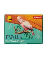 Гуашь Лео Ярко 12цв. 20мл. пастельные цвета