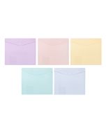 Папка-конверт Expert Complete Trend Pastel для тетрадей А5+ 180мкм. диагональ. ассорти