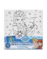 Набор холст для росписи, снежная принцесса МУЛЬТИ АРТ