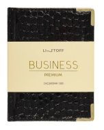 Ежедневник 2026г. А6 176л. Business Premium Lizard. Черный