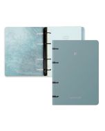 Тетрадь на кольцах А5 120л. Клетка Premium Floreale. Smoky Sky