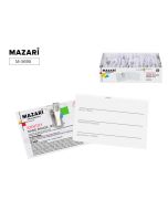Бейдж Mazari IDENTIFY, 90x55мм, метал. зажим и булавка