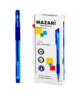 Ручка гелевая Mazari Cielo синяя, 0,5мм