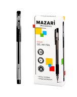 Ручка гелевая Mazari Ciel чёрная, 0,5мм