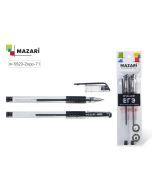 Ручка гелевая Mazari ЕГЭ, черная, 0,5мм 