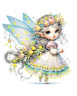 Алмазная мозаика 20х20 Фея