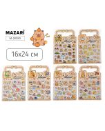 Наклейки декоративные Mazari 6 дизайна, Капибара