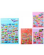 Наклейки декоративные Mazari 4 дизайна, Машинки 