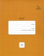 Տետր 24թ. վանդակ, շականակագույն․ Notebook