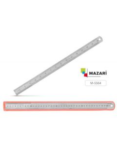Линейка металлическая, Mazari 40см