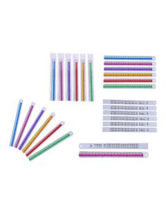 Линейка металлическая, Mazari 20см, с дизайном