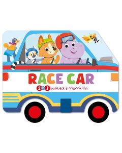 Race Car 2 In 1 Pull Back Storybook Fun