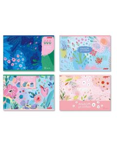 Альбом для рисования А4 скрепка 32л. Цветочная фантазия