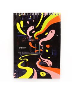 Блокнот А5 80л. евроспираль. Город контрастов. клетка