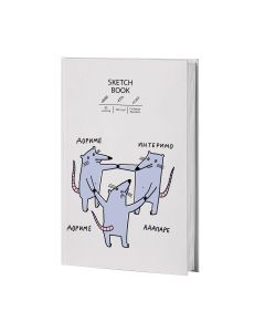 Скетчбук А5+ 80л. 100гм. Крысуни 