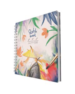 Скетчбук 165х165 50л. 100гм. евроспираль. Таинственный лис