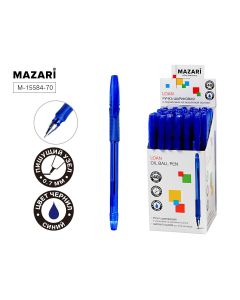 Ручка масляная Mazari Loan  синяя, 0,7мм