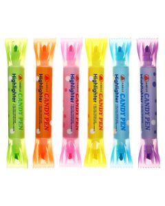 Текстовыделитель Mazari двусторонний Candy, ассорти, 6цв. 5мм